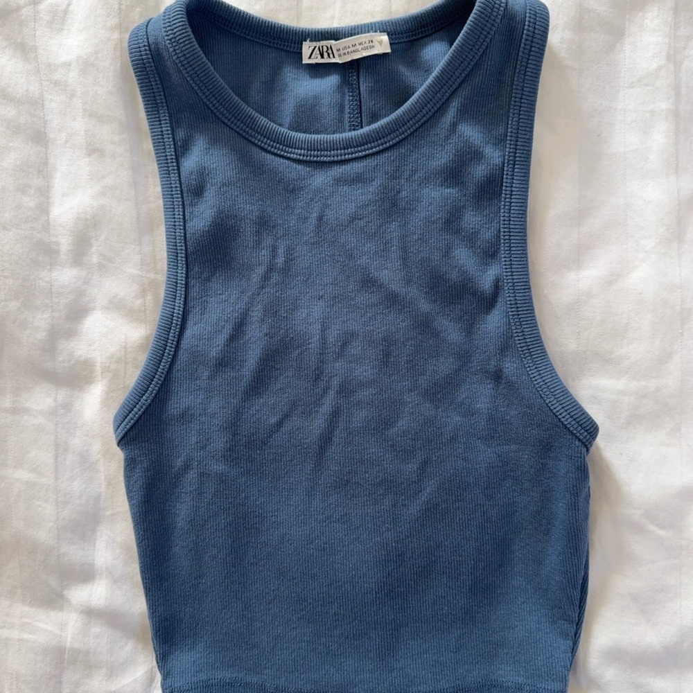 SOLD Zara Blue Tank Top